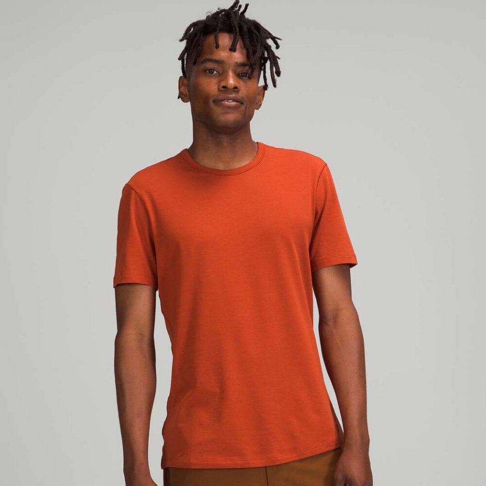 Lululemon Men's 5 Year Basic Tee - Orange